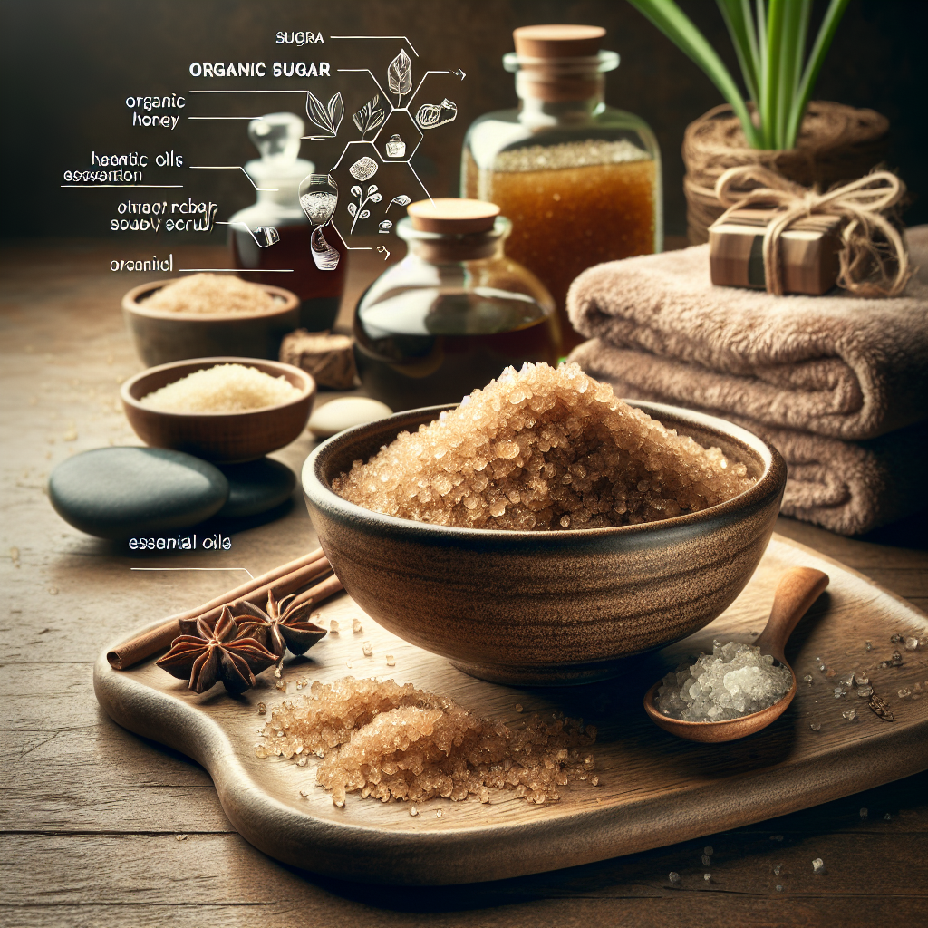 Exfoliate Naturally: Benefits of Brown Organic Sugar Body Scrub
