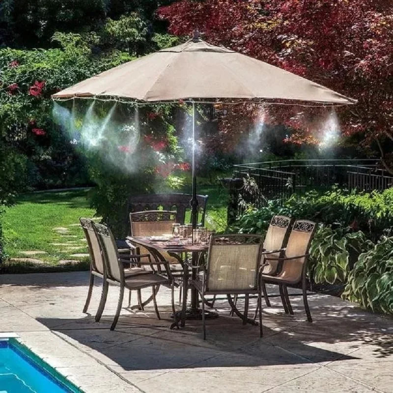 Misting Cooling System Set for Outdoor & Garden Irrigation - Cloud Discoveries