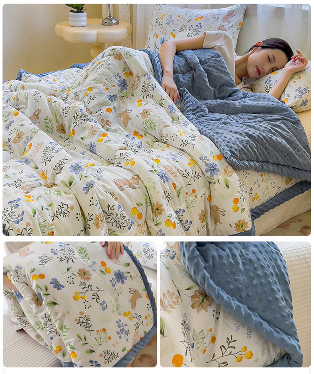 Warm Fleece Blanket: Cozy Autumn/Winter Bedding