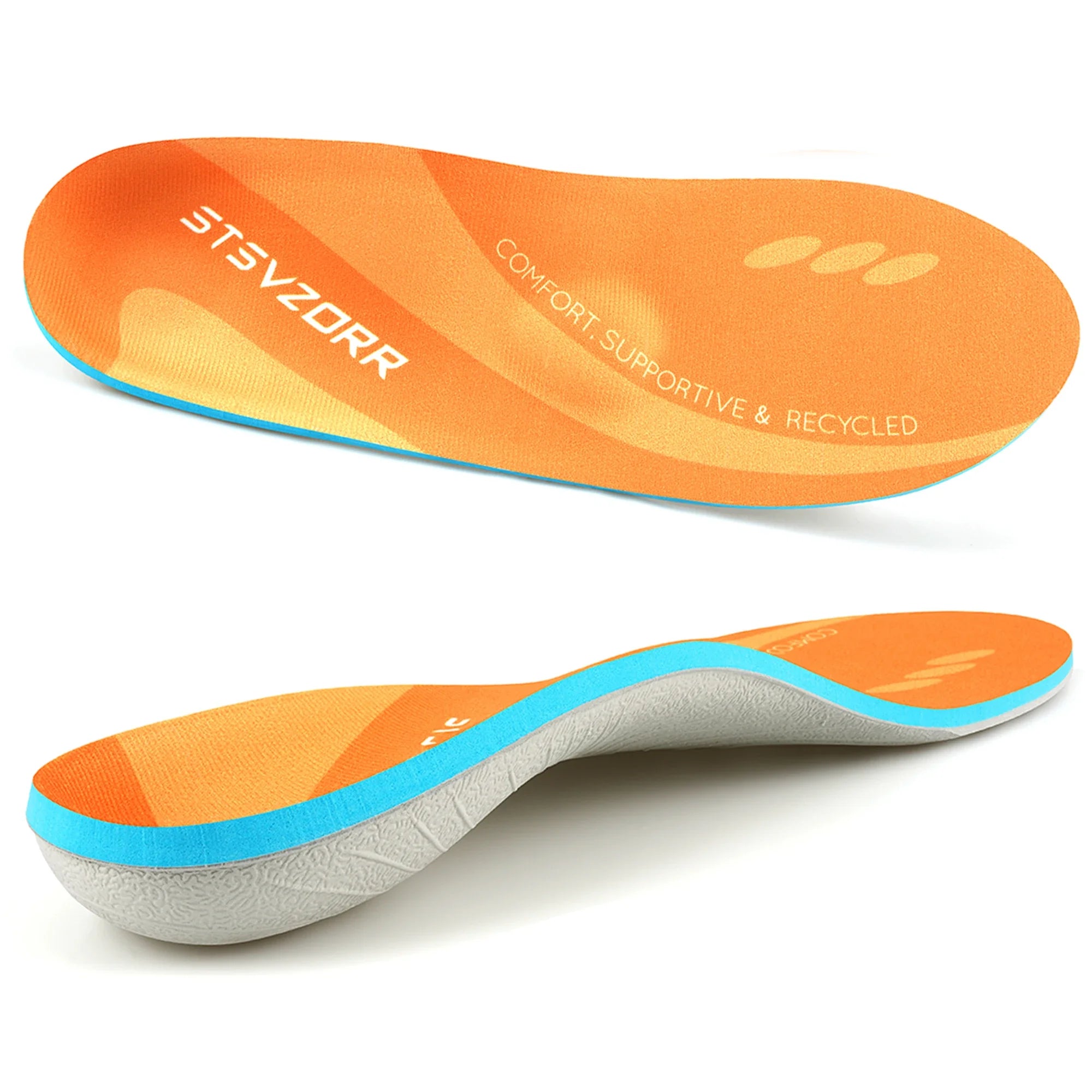 Cloud Discoveries Plantar Fasciitis Orthopedic Sport Insole for Sneakers - Men and Women Arch Support Orthotic Insoles Insert Sole