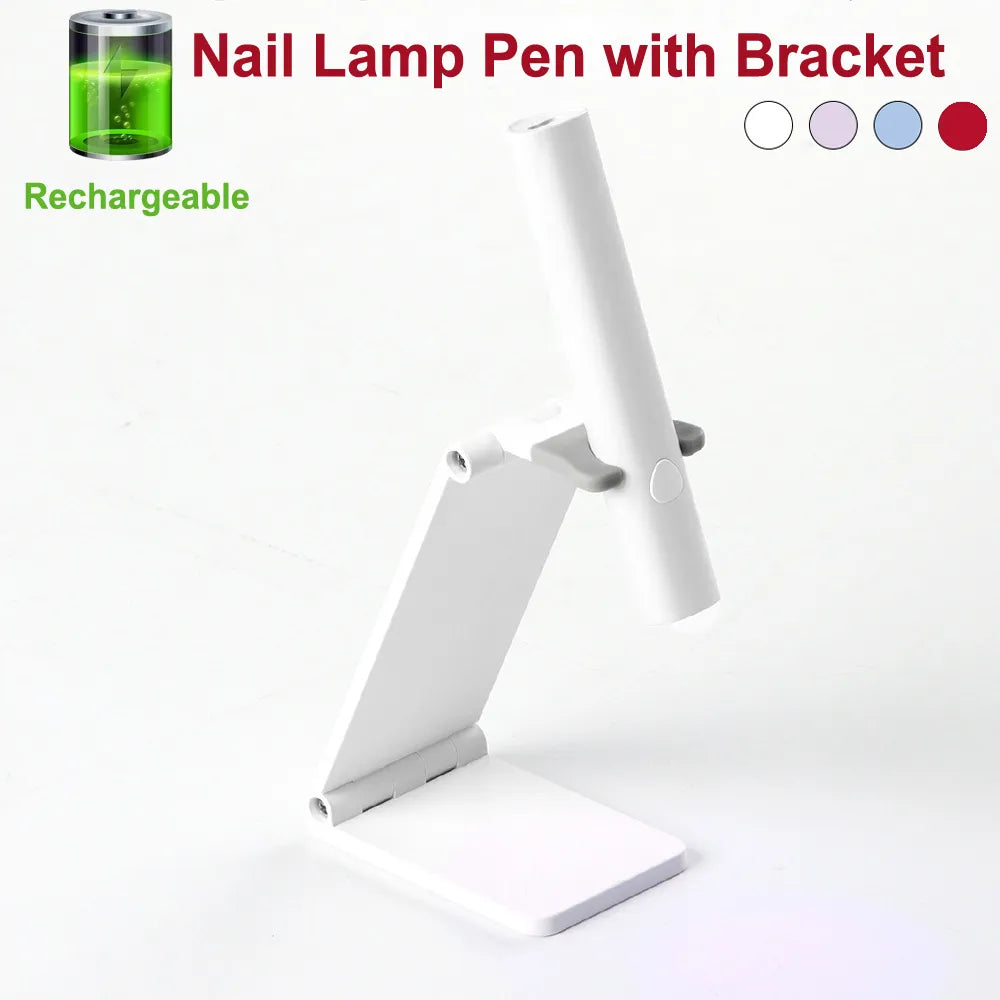 Portable UV LED Nail Dryer - Quick Dry Wireless Gel Lamp
