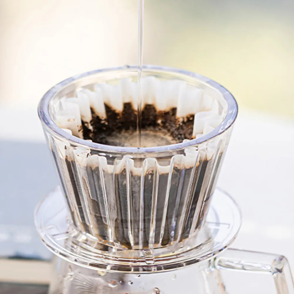 Indulge in the precision of the Wave Dripper, a superior pour-over coffee maker designed to elevate your brewing experience.