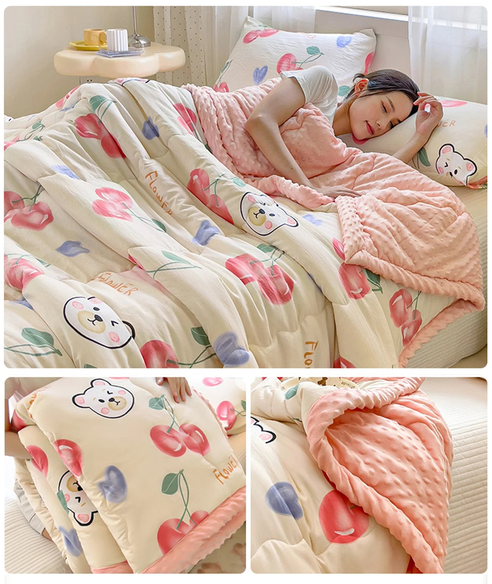 Warm Fleece Blanket: Cozy Autumn/Winter Bedding