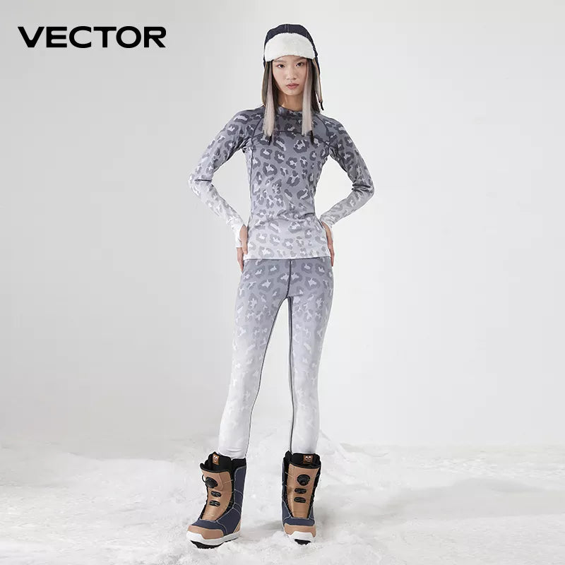 Aurora Women's Cozy Winter Base Layer Set - Premium Microfiber Fleece Thermal Underwear