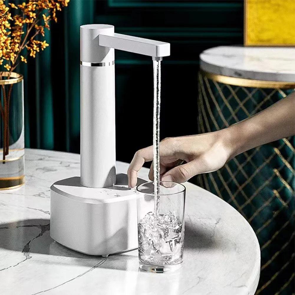 Cloud Discoveries Smart Electric Water Pump with Stand - USB Automatic Dispenser for Home Kitchen.