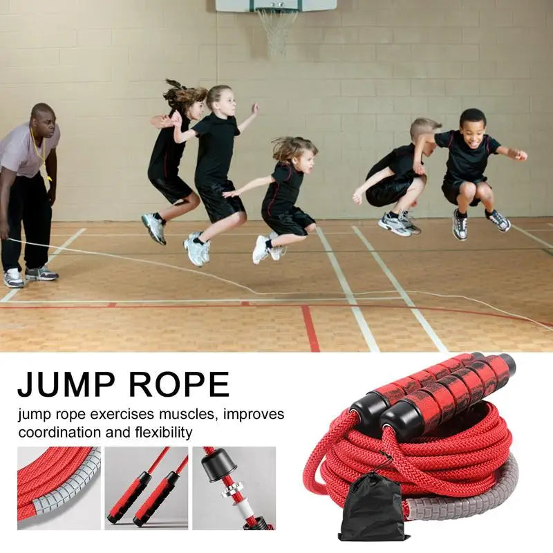Kids' Cross-fit Speed Jump Rope with Anti-Slip Handles