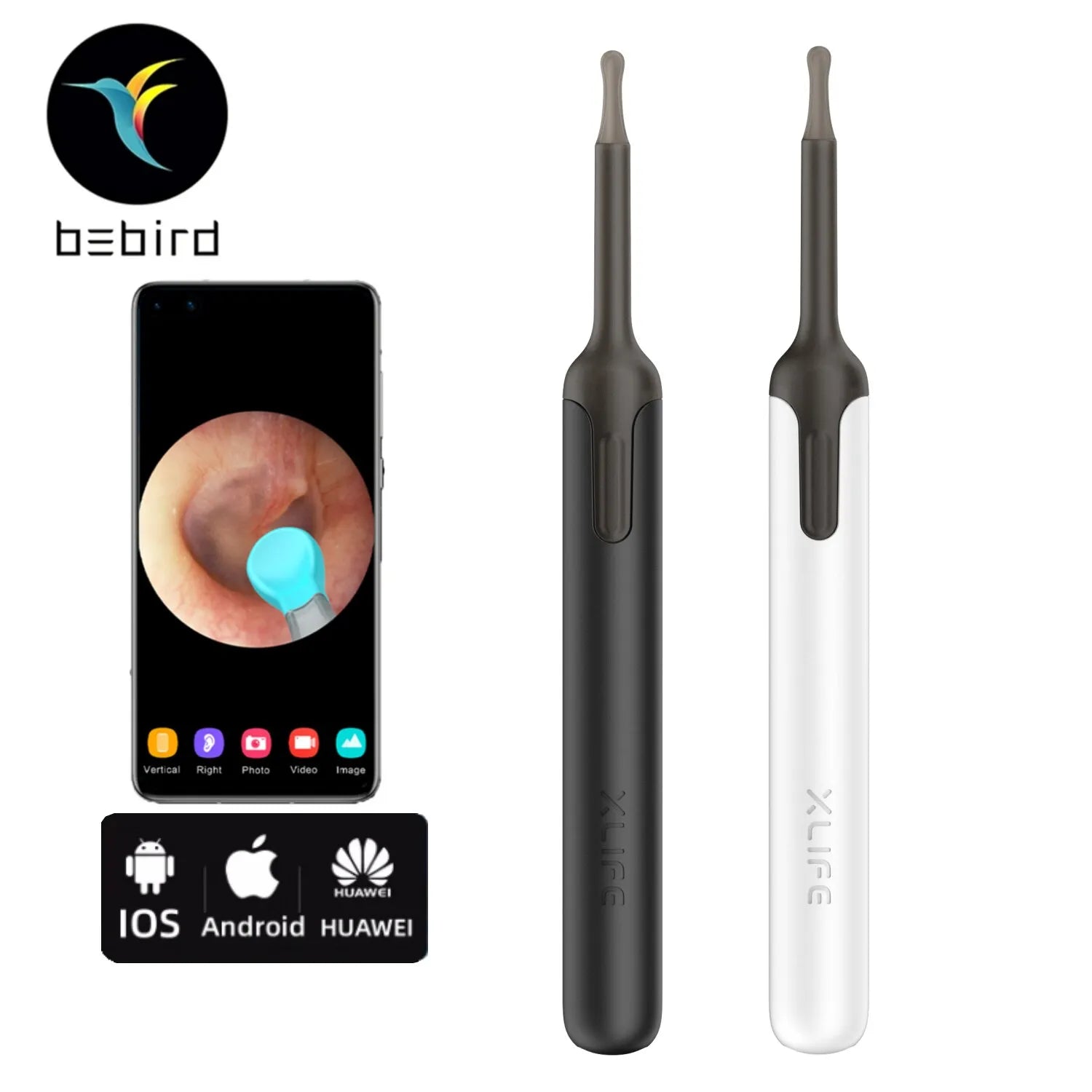 Cloud Discoveries Ear Cleaner X0 - Smart Visual Otoscope for Personal Health Care