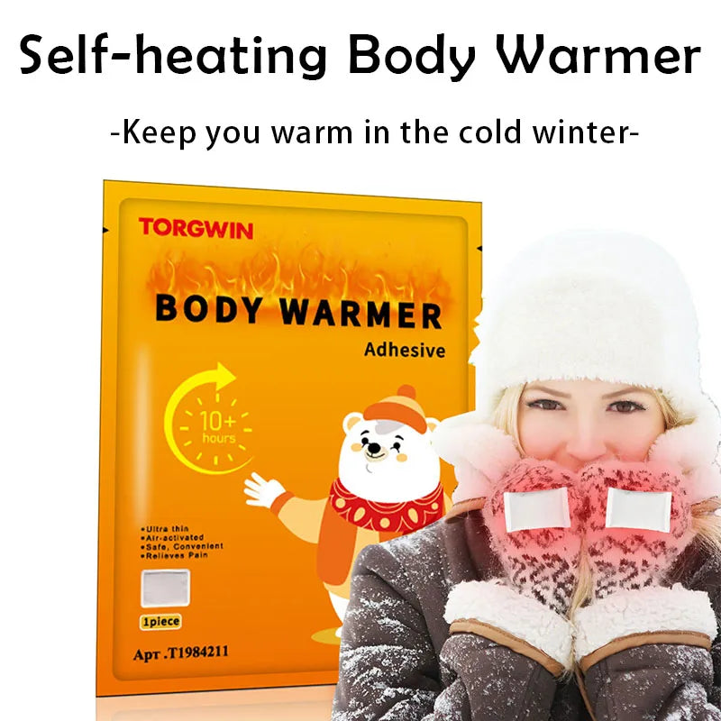 Self-Heating Body Warmers - Pack of 10/30 Disposable Warm Sticks for Winter Outdoor Comfort