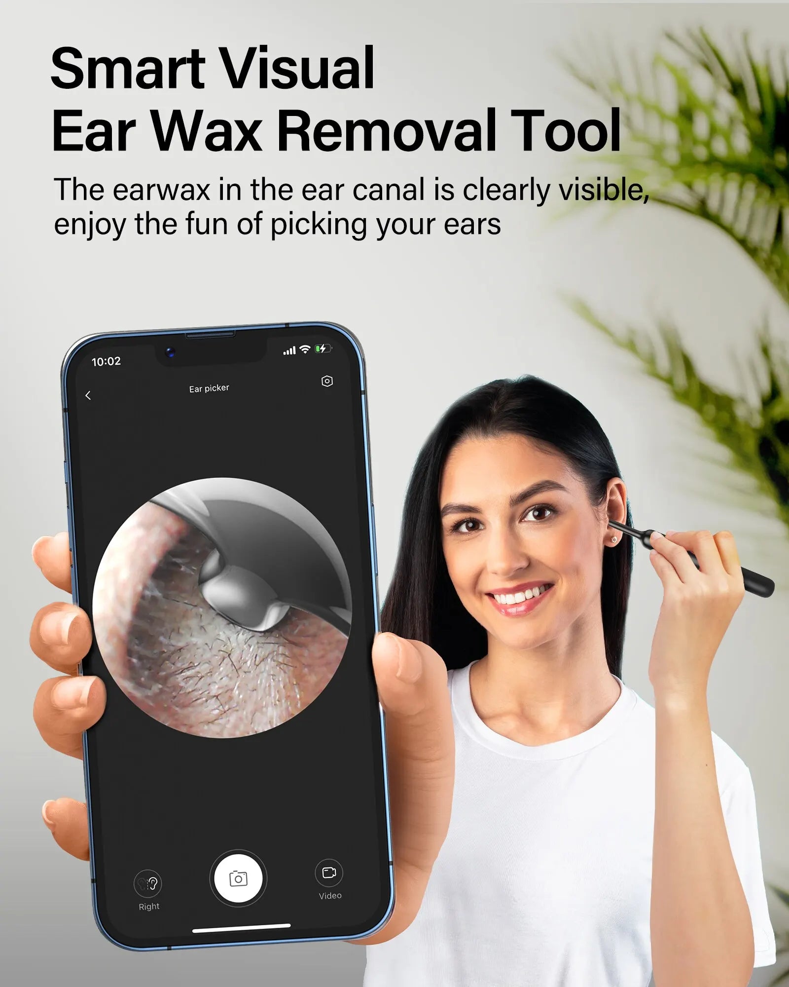 Ear Cleaner X0 - Smart Visual Otoscope for Personal Care