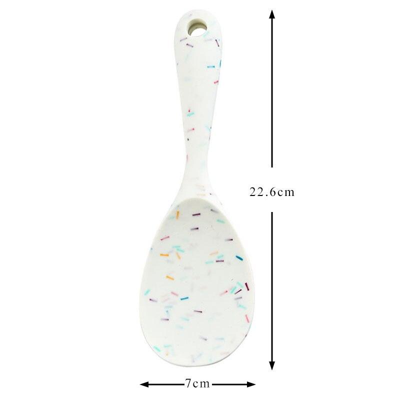 Translucent Heat-resistant Silicone Kitchen Spoon