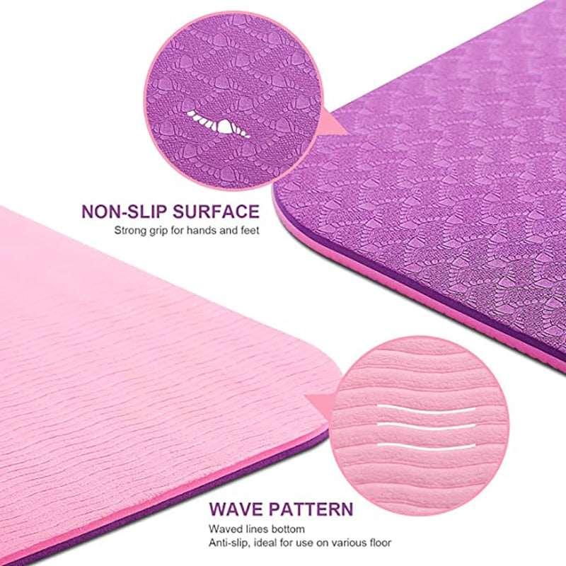 Non-Slip Double Layer Yoga Mat