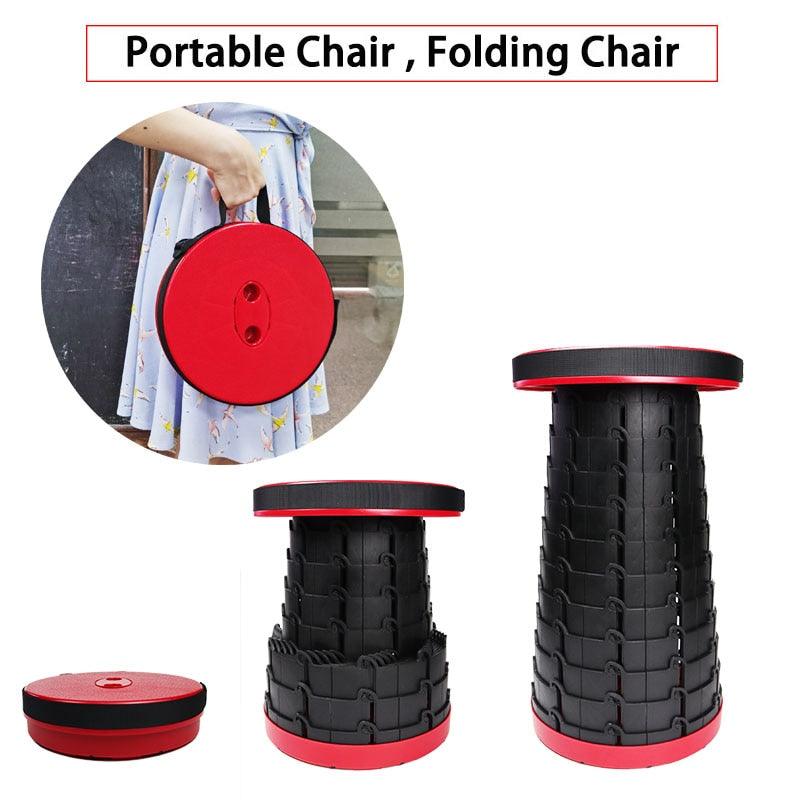 Outdoor Portable Chair, Retractable Stool, Folding Camping Chair, Fishing chair, Traveling chair, Picnic chair, Space Saving Telescopic Folding Chair, clouddiscoveries.com