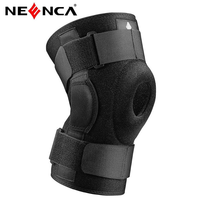 Knee Brace, Dual Metal Side Stabilizers, Knee, Support, Adjustable, Compression, Breathable, Patella, Protector, Arthritic, Guard, clouddiscoveries,