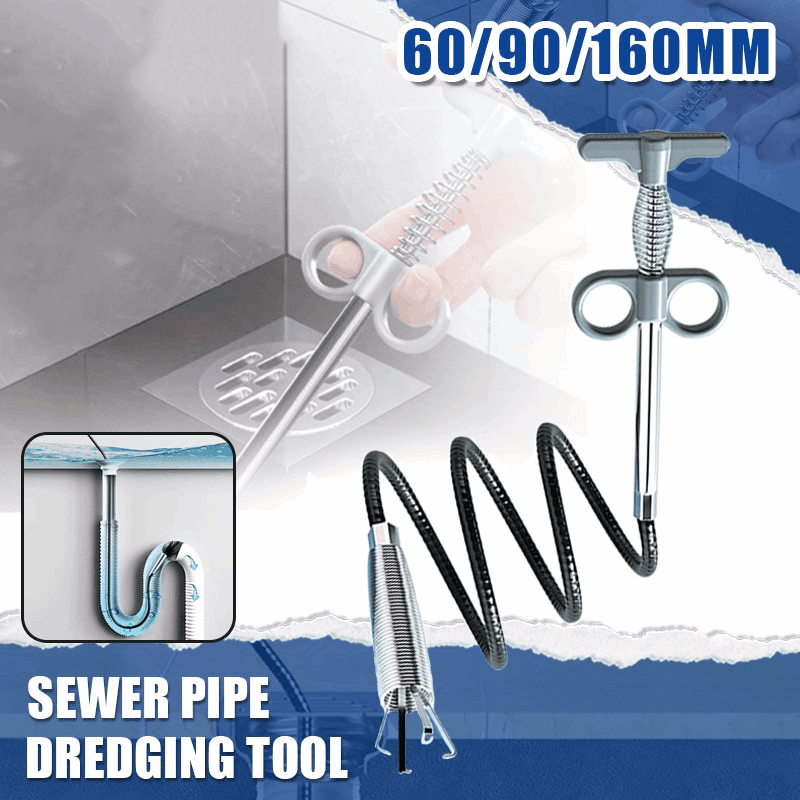 Sewer Pipe Unblocker, Snake Spring Pipe, Dredging Tool for Bathroom, Kitchen Hair Sewer Sink Pipeline Cleaning Tools, CloudDiscoveries.com