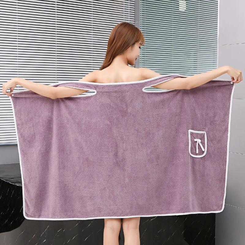 Wearable Quick Dry Bath Towel