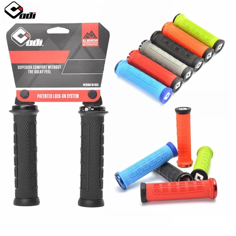 MTB Bike Lock-on Grips: ODI Alloy & Silica Gel Handlebar Cover, Cycling Accessories