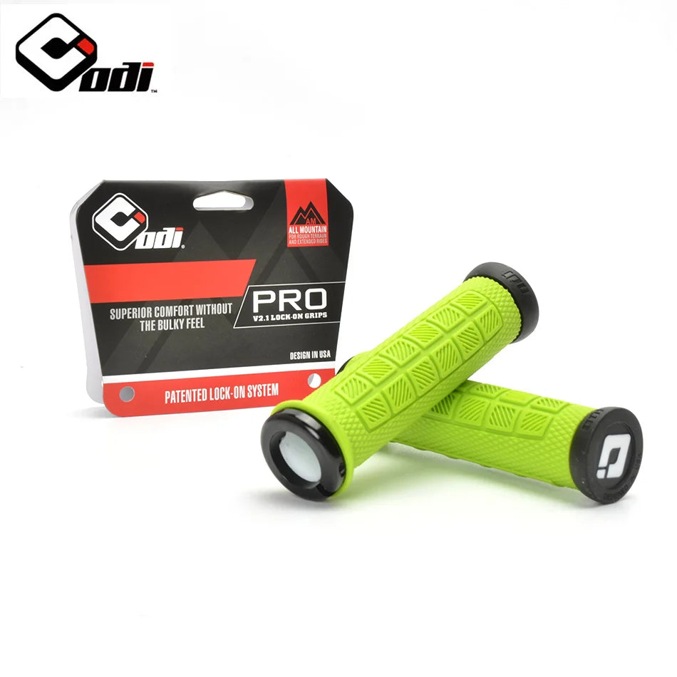 MTB Bike Lock-on Grips: ODI Alloy & Silica Gel Handlebar Cover, Cycling Accessories