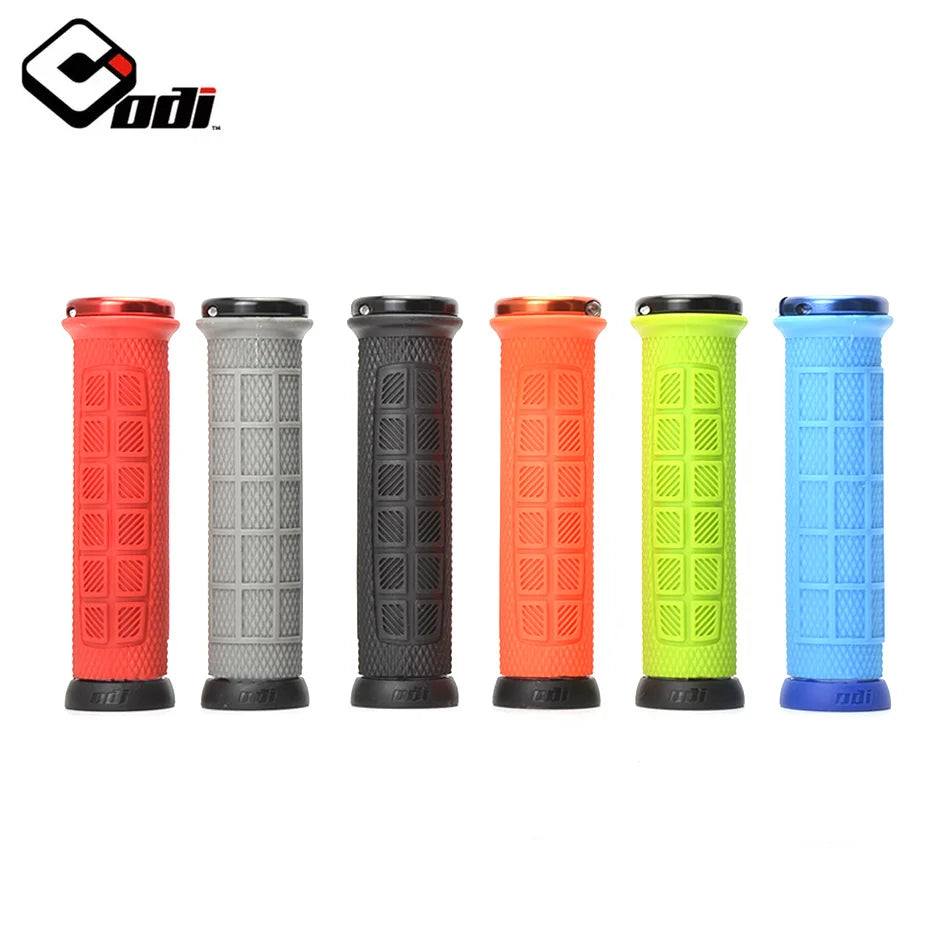 MTB Bike Lock-on Grips: ODI Alloy & Silica Gel Handlebar Cover, Cycling Accessories