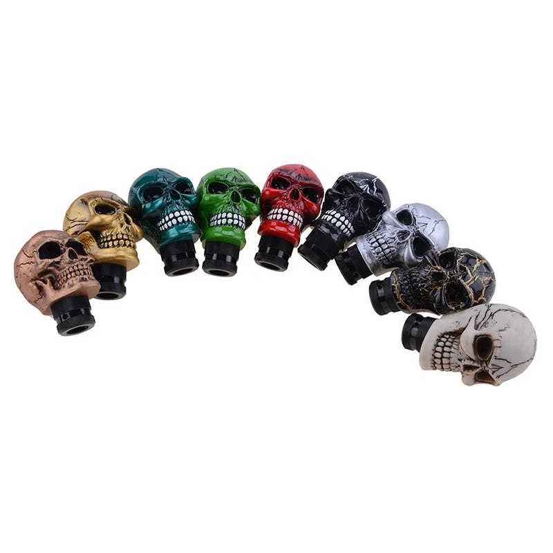 Enhance Your Driving Experience with Our Unique Automatic Gear Shift Knob - Skull Design for a Personalized Touch and Sporty Feel