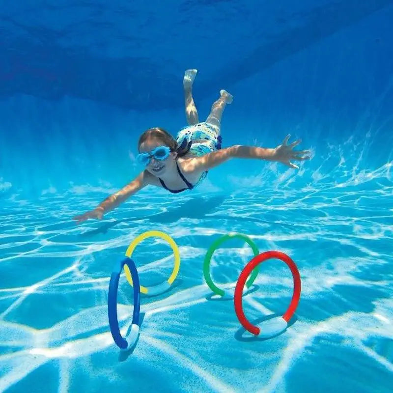 1Pcs Kids Pool Dive Rings - Summer Swimming Toys