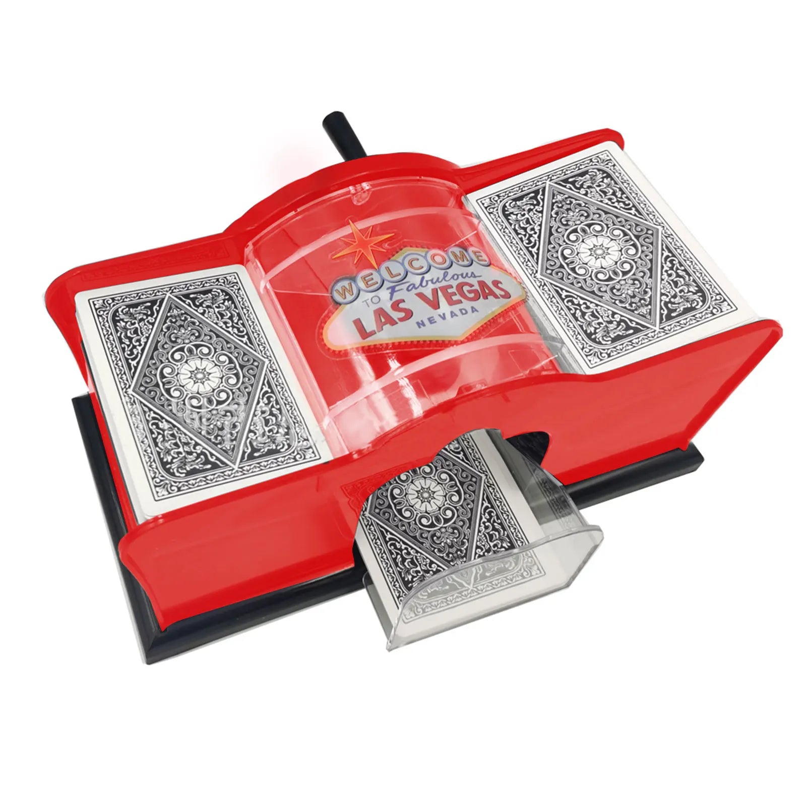 Hand Cranked Poker Card Shuffler Board Game