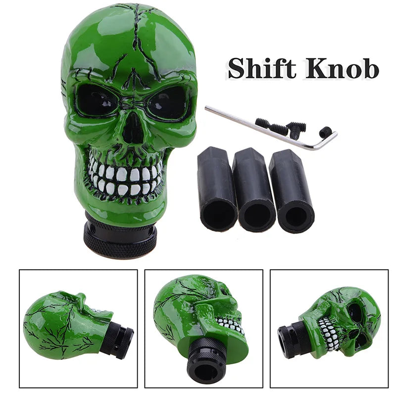 Enhance Your Driving Experience with Our Unique Automatic Gear Shift Knob - Skull Design for a Personalized Touch and Sporty Feel