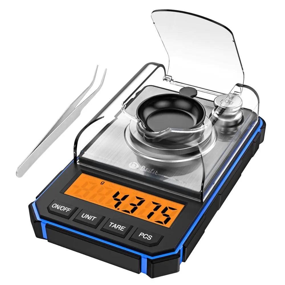 Cloud Discoveries Portable Mini Digital Scale - Precision Pocket Scale with Calibration Weights, Ideal for On-the-Go Measurements.