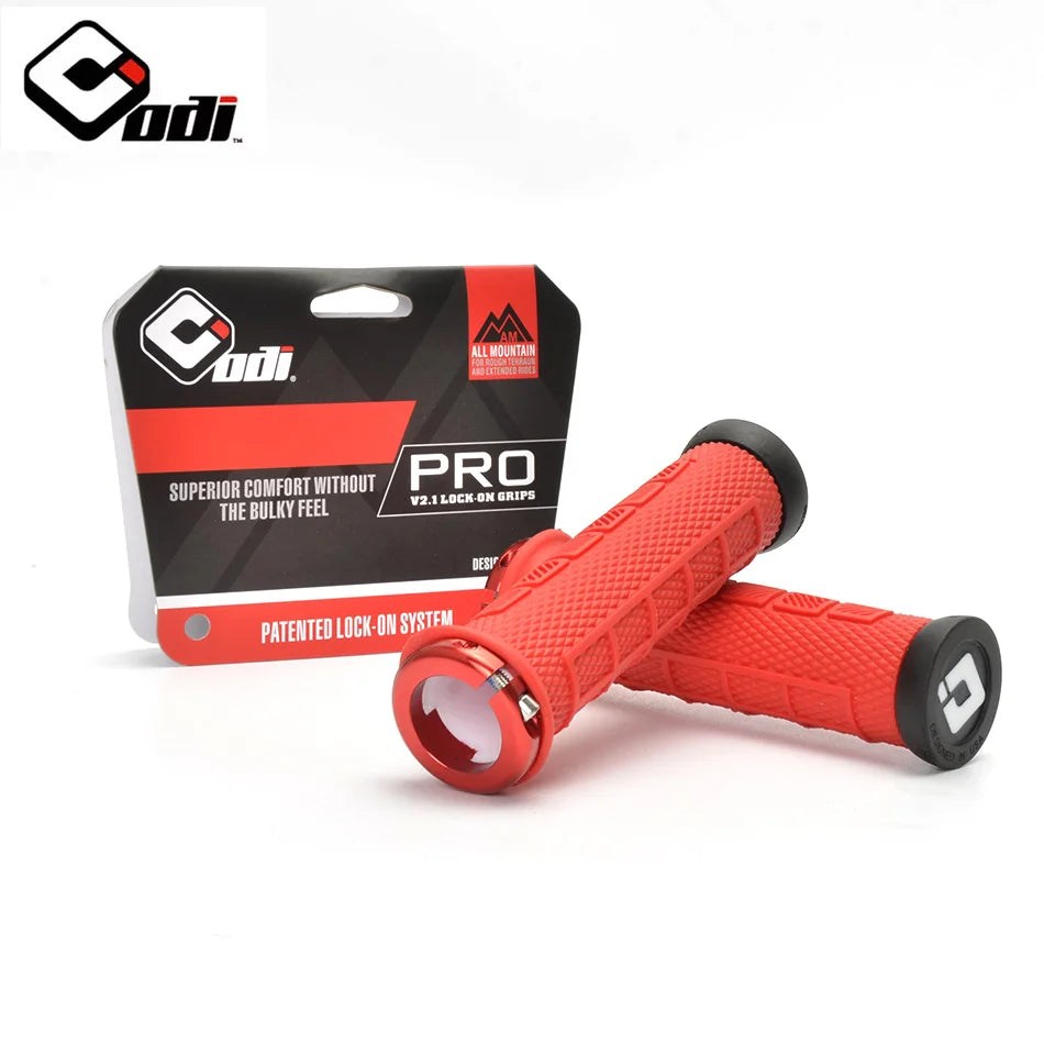 MTB Bike Lock-on Grips: ODI Alloy & Silica Gel Handlebar Cover, Cycling Accessories