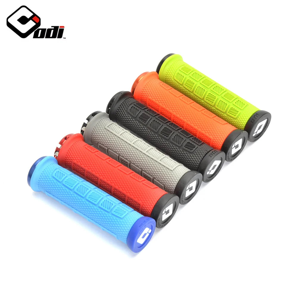 MTB Bike Lock-on Grips: ODI Alloy & Silica Gel Handlebar Cover, Cycling Accessories