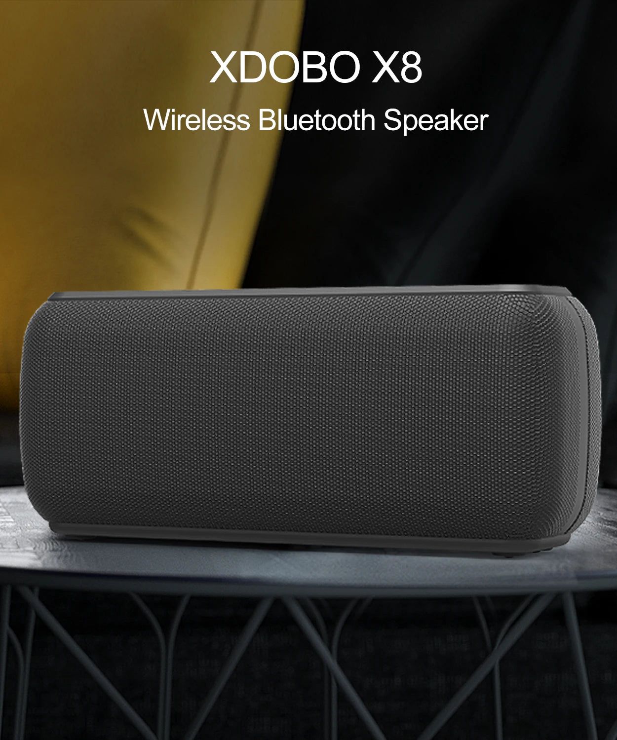 XDOBO X8 60W Portable Speaker with Bass Subwoofer