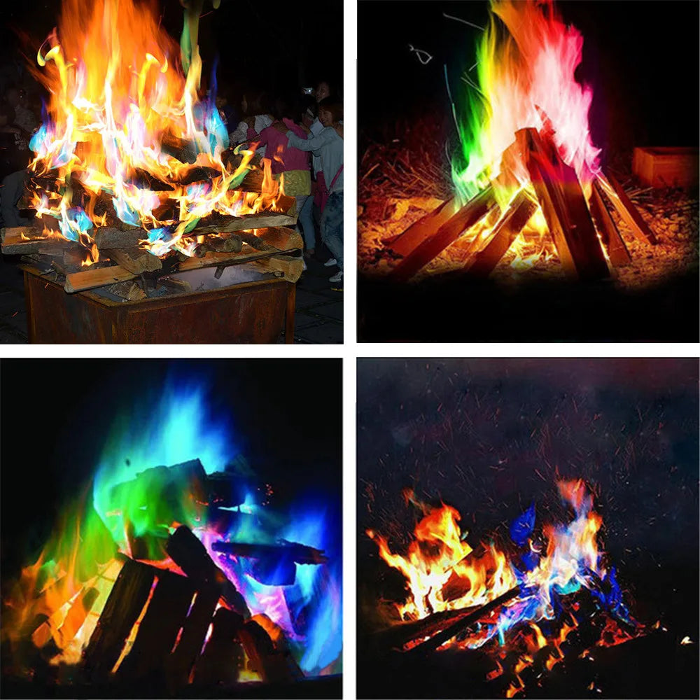Mysterious Magic Fire Color Sachet for Bonfires