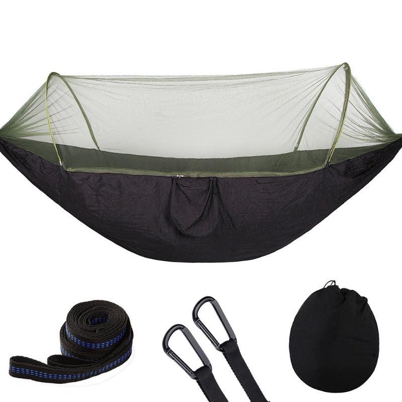 Easy Pop-Up Camping Hammock with A Mosquito Net