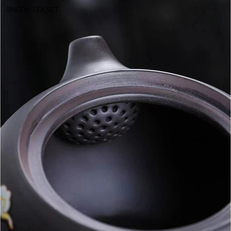 210ml Wen Lan Zi Sha Dragon Phoenix Color-Changing Tea Set