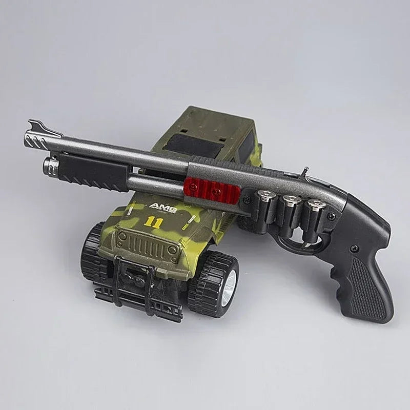 Mini Rubber Band Gun - 8-Burst Sprayer Toy & Ornament