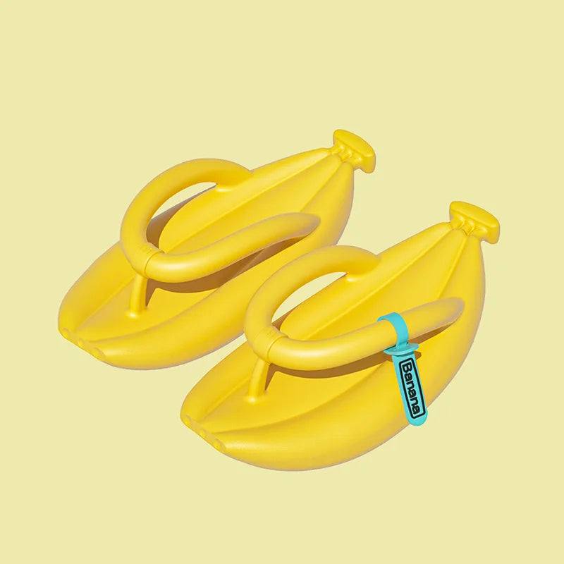 Banana Flip Flops - Fun Novelty Summer Sandals