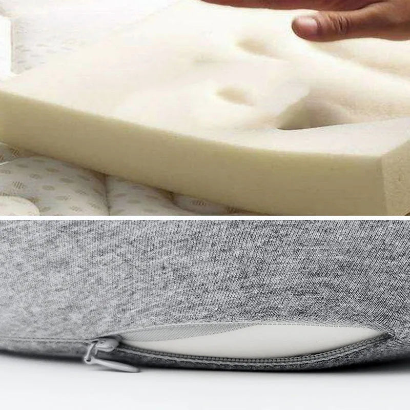 Memory Foam Travel Neck Pillow - Portable & Ergonomic