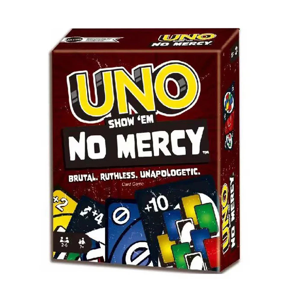 UNO FLIP! SHOWEM NO MERCY Card Game Gift Box