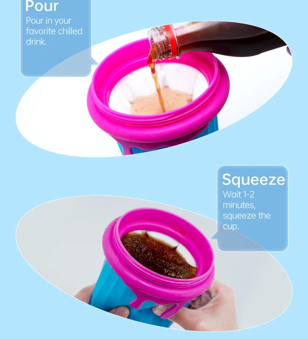 Cloud Discoveries DIY Ice Cream Maker Cup - 500ML Smoothies Cup