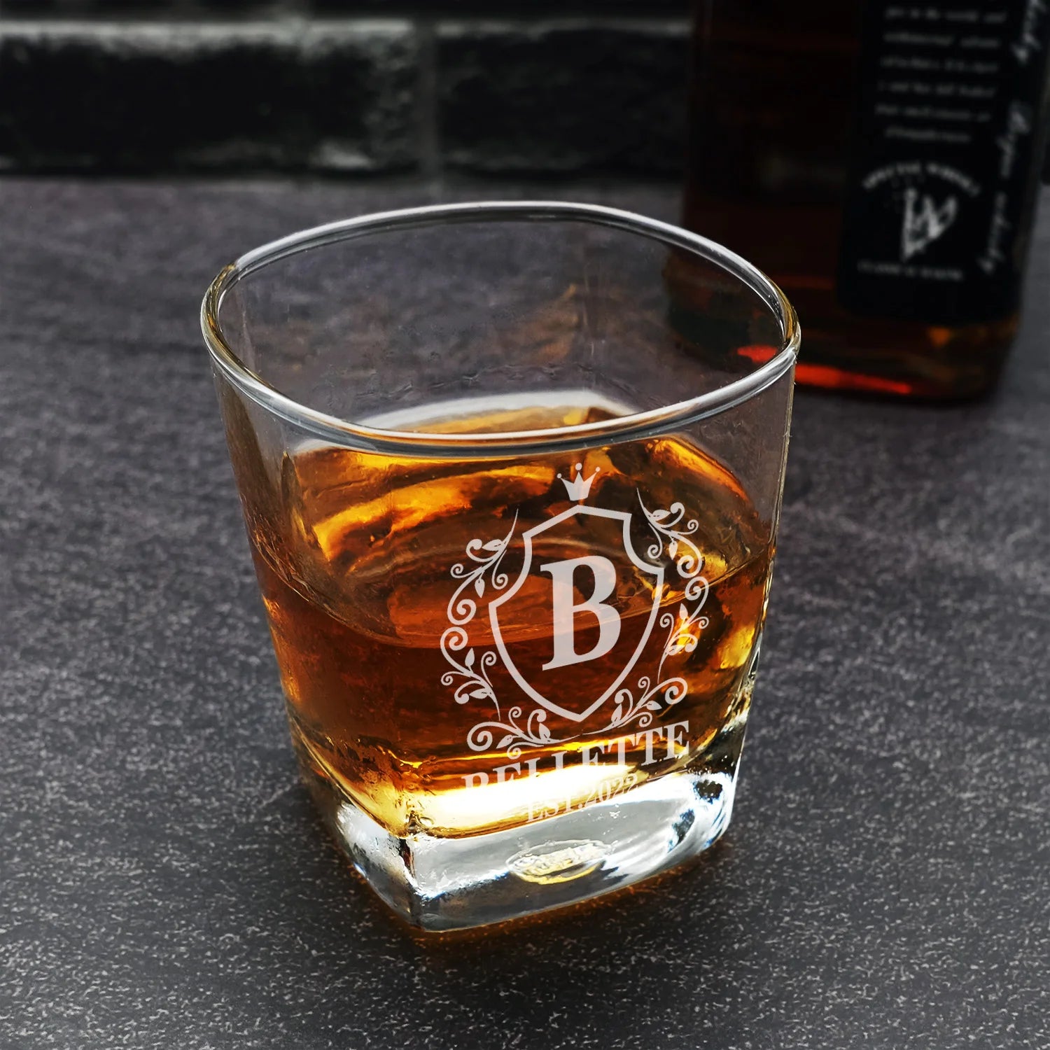 Custom Whiskey Rocks Glass - Personalized Glassware