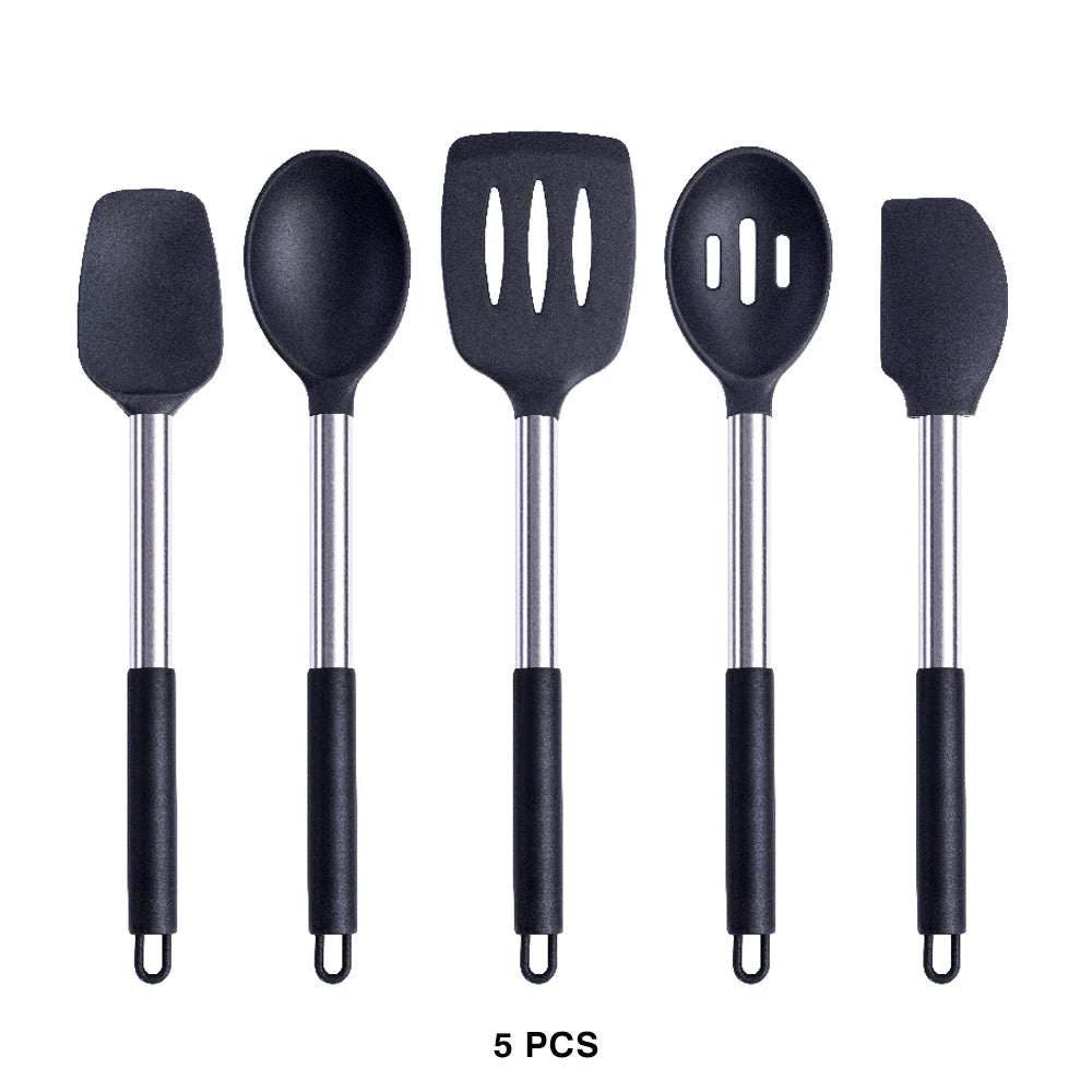 High-Quality Silicone Utensils Set for Kitchen | Heat-Resistant Cooking Tools