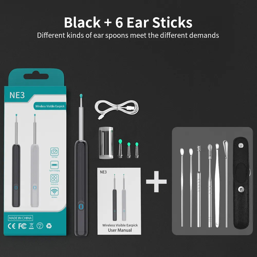 NE3 Ear Cleaner: Precision Ear Wax Removal Tool