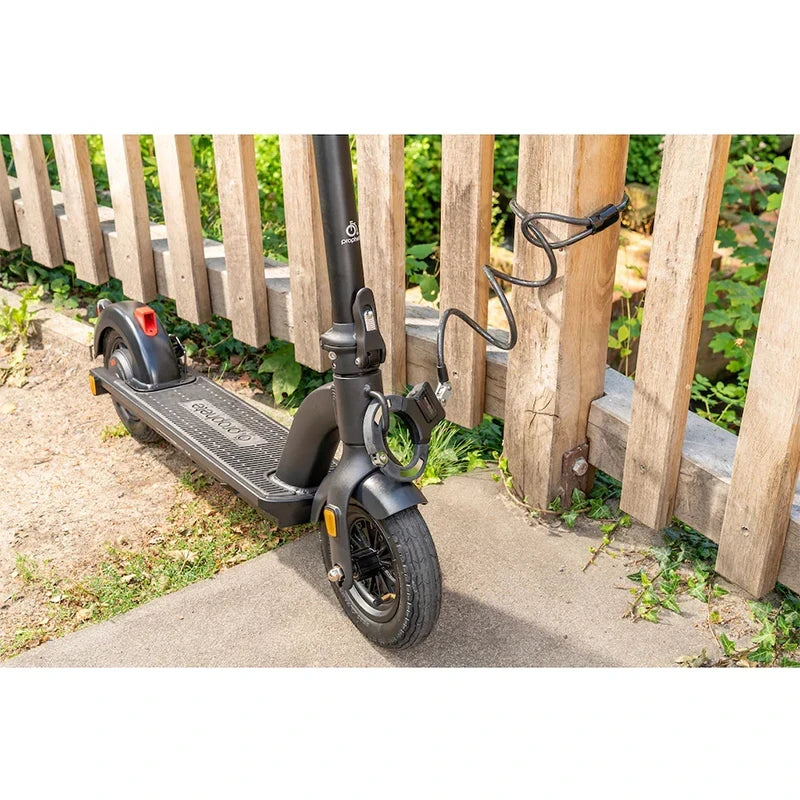 Cloud Discoveries ABS Coated Security Lock for E-Scooter, Bike, Pram- Black, Heavy Duty