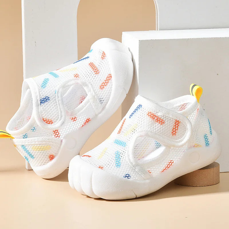 Kids Summer Mesh Sandals - Breathable, Anti-Slip First Walkers