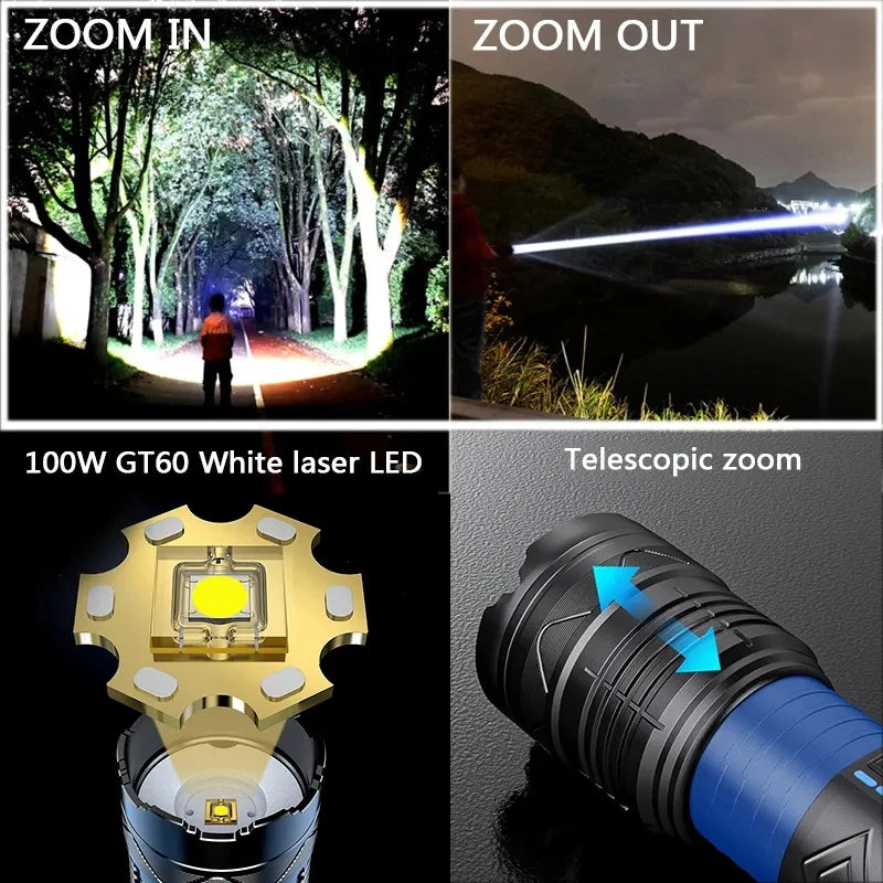 Cloud Discoveries Lumina Ray - High Power LED Flashlight for Outdoor Adventures