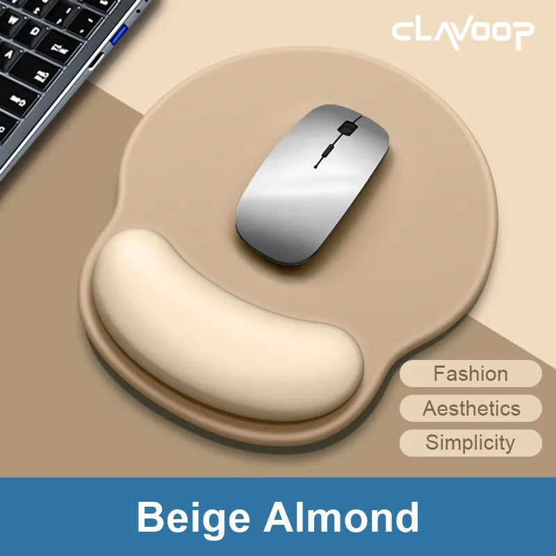 Ergonomic Mouse Pad with Wrist Support | Non-Slip Base