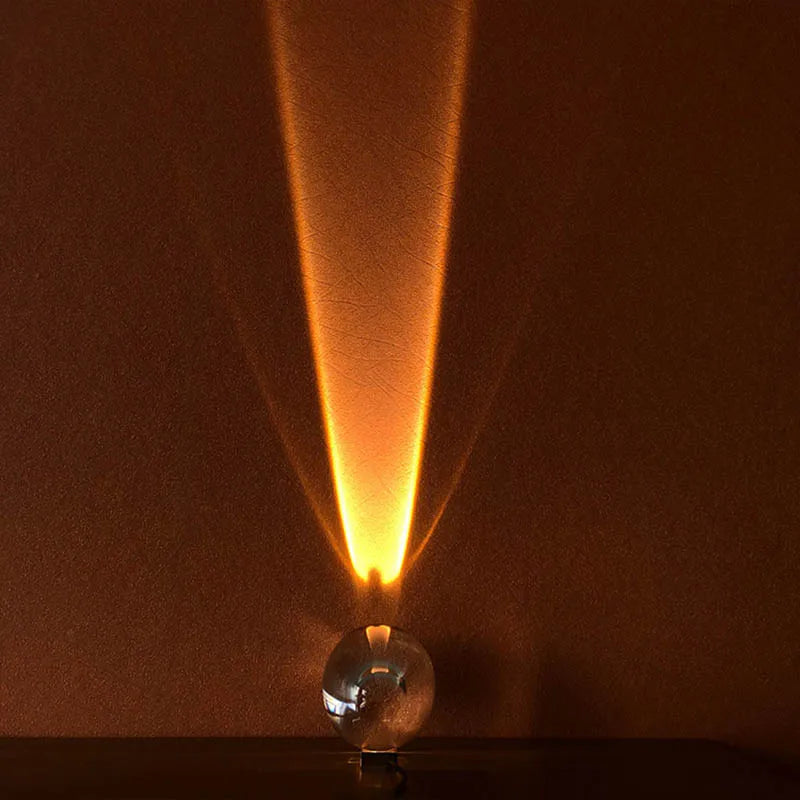 Italian Designer LED Crystal Table Lamp - Sky Eye Projector Gift For Bedroom & Living Room Decor