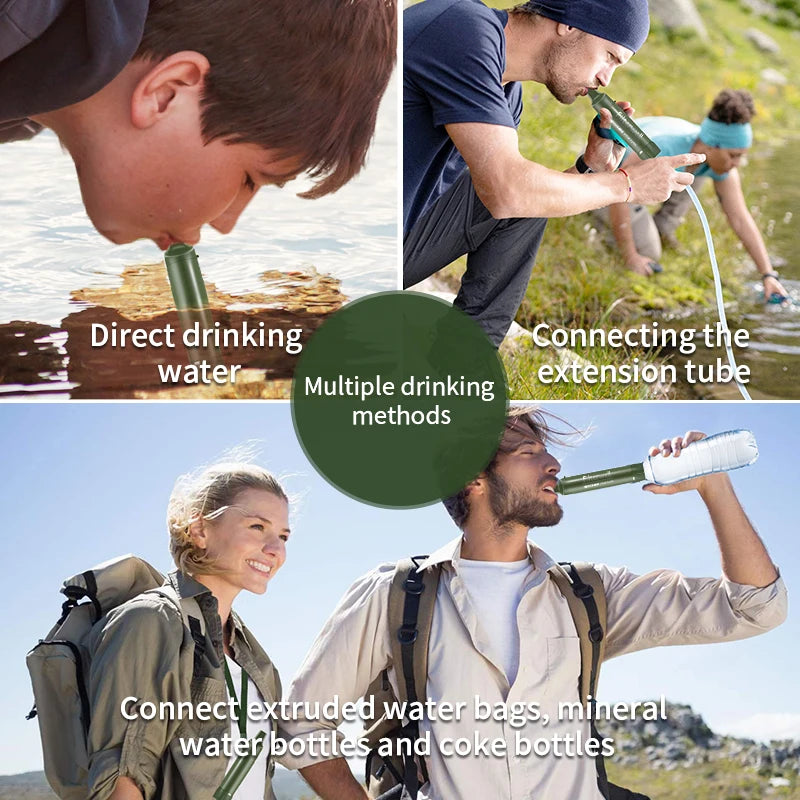 Portable Outdoor Water Purifier Filter Straw