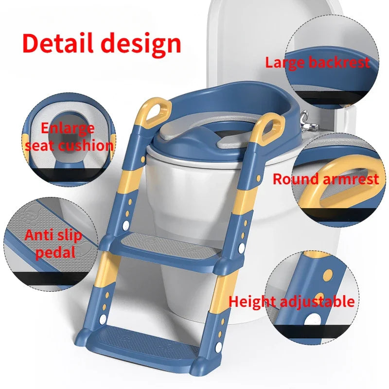 Foldable Kids Toilet Training Stool & Ladder