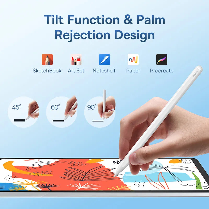 Digital Stylus for iPad - Apple Pencil-Like Pen with Palm Rejection