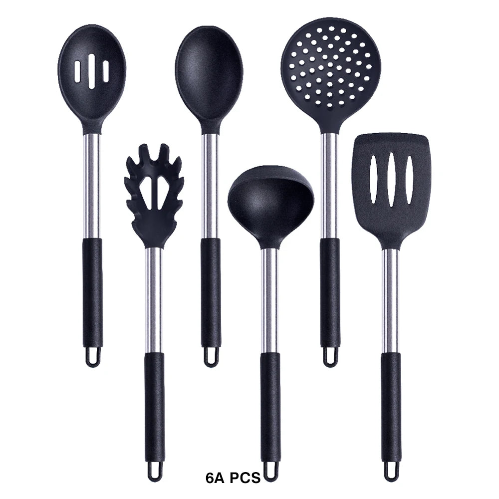 High-Quality Silicone Utensils Set for Kitchen | Heat-Resistant Cooking Tools